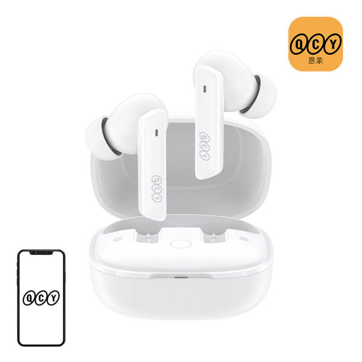 Auriculares TWS QCY HT05, ANC (blanco)