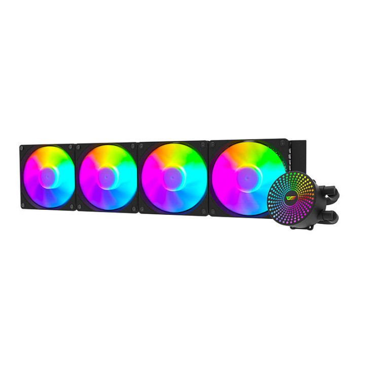 Водяное охлаждение Darkflash DC-480 Radiant ARGB 4x120x120 (черный)