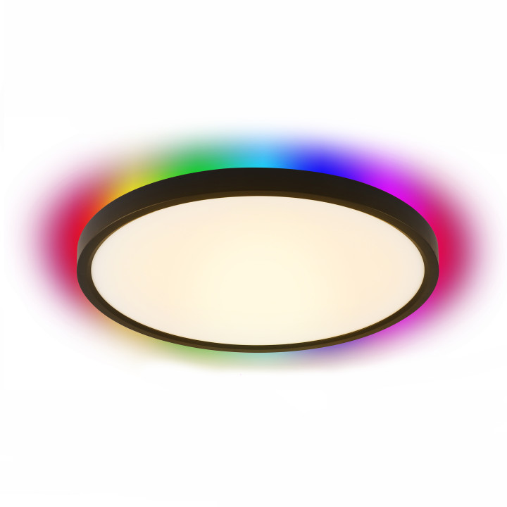 Immax NEO LITE TUDO Smart ceiling luminaire RGB backlight 40cm 50W Tuya WiFi black