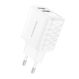 Foneng EU53 20W 2xUSB-A, cargador de corriente 2.4A (blanco)