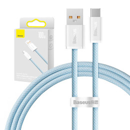 Cable USB a USB-C Baseus Dynamic Series, 100W, 1m (azul)