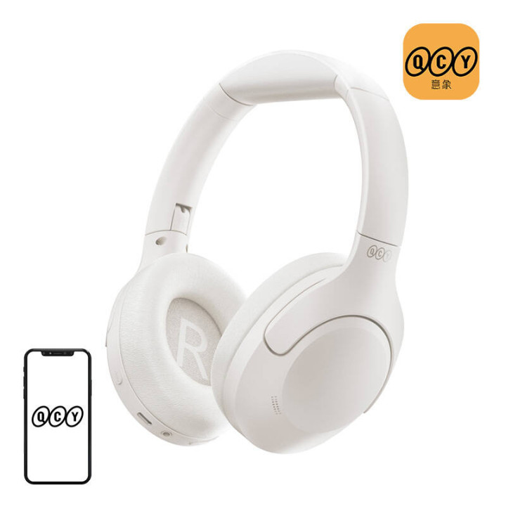 Auriculares inalámbricos QCY H3 lite, ANC (blanco)