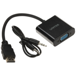 HDMI TO VGA CONVERTER Y-6333 + AUDIO UNITEK