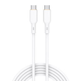 Cable USB-C a USB-C Aukey CB-SCC102, 100W, 1,8m (blanco)