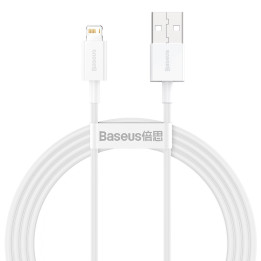 Кабель Baseus Superior Series USB to Lightning 2.4A 1,5м (белый)