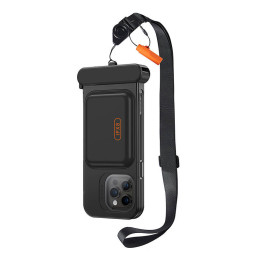 Funda impermeable para iPhone 15 Pro Max/14 Pro Max (negro)