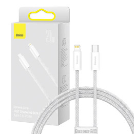 Cable Baseus Dynamic USB-C para Lightning, 23W, 1m (blanco)