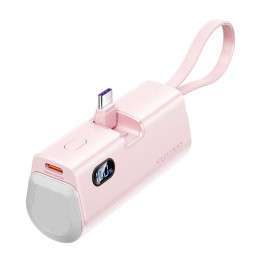 Powerbank Vention pantalla LED 4800mAh 22.5W FHQP0 (rosa)