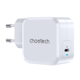 PD8007 USB-C PD45W cargador de corriente Choetech EU (blanco)