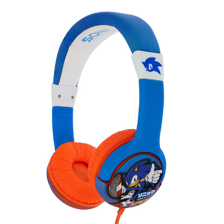 Słuchawki przewodowe dla dzieci OTL Sonic the Hedgehog (niebieskie)