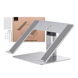 Soporte para portátil Baseus 11-17", ajustable (plateado)