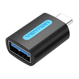 USB-адаптер Vention CDUB0, разъем USB-C «папа» на USB 3.0 «мама» (черный)