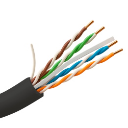 SAFIRE UTP6-305-OUTDOOR-CCA Zewnętrzny kabel sieciowy UTP Cat6 305 m szpula Przewód CCA