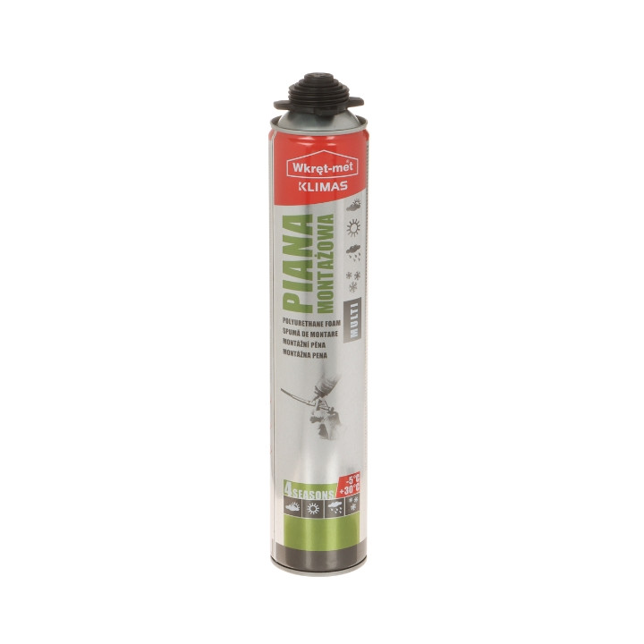 POLYURETHANE FOAM PMPWS-750 WINTER SUBZERO CAN 750 ml WKRĘT-MET KLIMAS