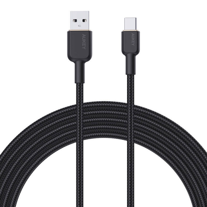 Cable Aukey CB-NAC2 USB-A a USB-C 1,8m (negro)