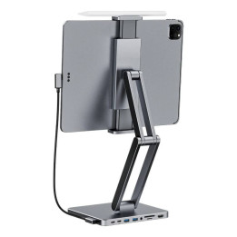 Док-станция с подставкой для планшета/iPad, INVZI, MH03, MagHub, 3x USB-C, 2x USB-A