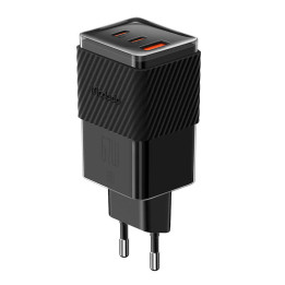 Зарядное устройство GaN 65W Mcdodo CH-1501, 2x USB-C, USB-A (черное)