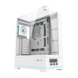 Компьютерный корпус Darkflash DY450L PRO (белый) + 1 вентилятор