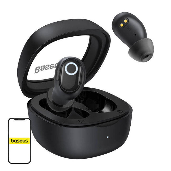 Auriculares inalámbricos Baseus Bowie WM02 TWS, Bluetooth 5,0 (negro)