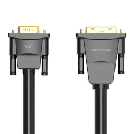 Кабель DVI (24+1) на VGA Vention EABBG 1,5 м, 1080P 60 Гц (черный)