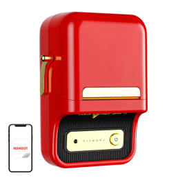 Портативный принтер этикеток Niimbot B21S, красный