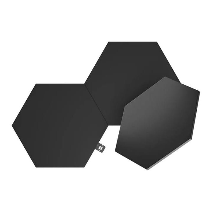 Nanoleaf Shapes Hexagons Expansion Pack - additional light panels (3 light panels) (black)