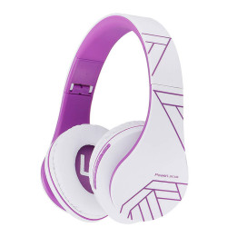 Auriculares inalámbricos PowerLocus P2 (blanco-morado)