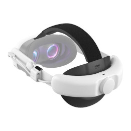Correa para la cabeza con batería de carga de un solo punto 6400 mAh Kiwi Design Q31-SPCU para Meta Quest 3 Blanco