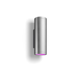 Philips Hue AppearWACA EU wall lantern inox 2x8
