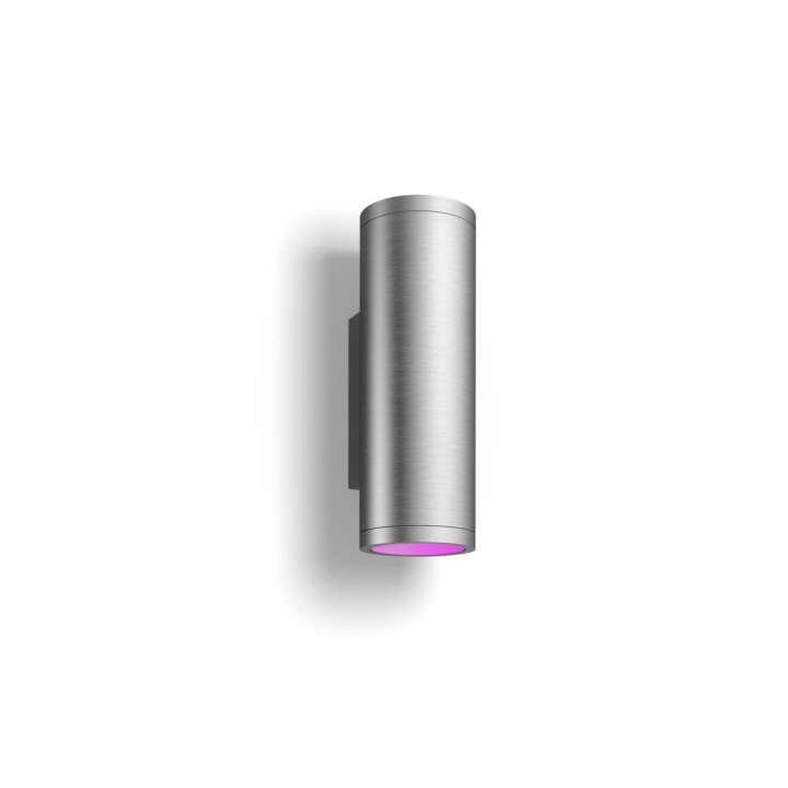 Philips Hue AppearWACA EU wall lantern inox 2x8