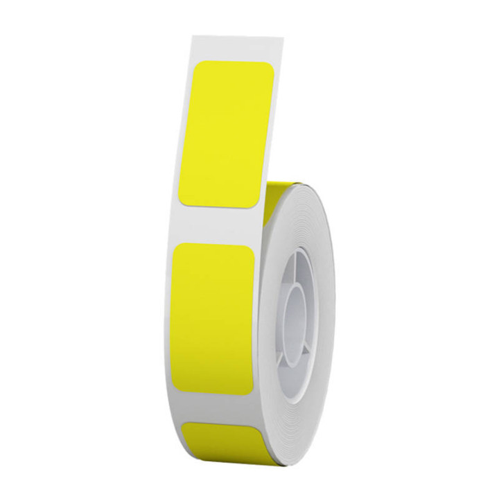 Etiquetas térmicas pegatinas Niimbot 10x25 mm, 240 piezas (Amarillo)