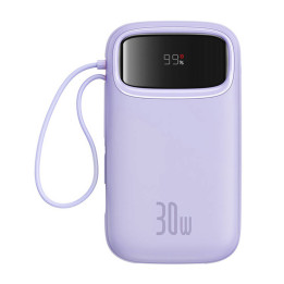 Baseus QPow 2 20000mAh 30W 2xUSB-C powerbank (púrpura)
