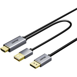 HDMI / DISPLAYPORT CONVERTER V1714AGY01 1.8&nbsp;m, 4K UHD UNITEK