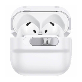 Funda protectora ESR Pulse para auriculares AirPods 4 (blanco)