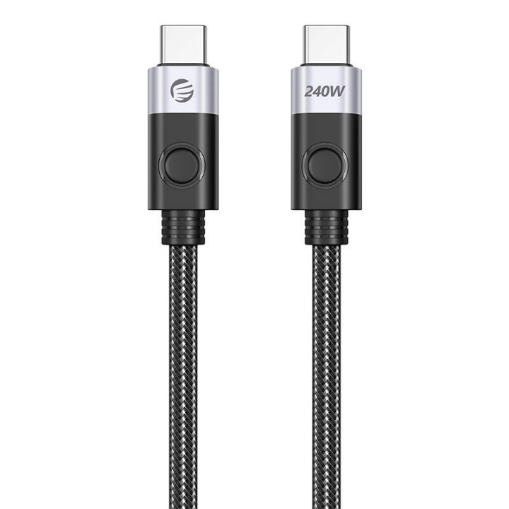Cable de carga Orico 240W USB-C a USB-C, 1,5 m (negro)