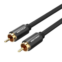 Кабель аудио RCA Vention VAB-R09-B100 1м Черный Металл