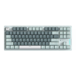 Thunderobot K87 Kabelgebundene mechanische Tastatur, roter Schalter (grün)
