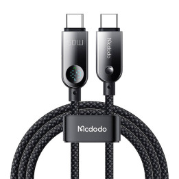 Mcdodo CA-4780 Cable de datos USB-C a USB-C 60W 1,2 m (negro)