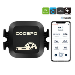Speed and Cadence Sensor Coospo BK467 compatibile with Wahooo, Garmin, Bryton etc.