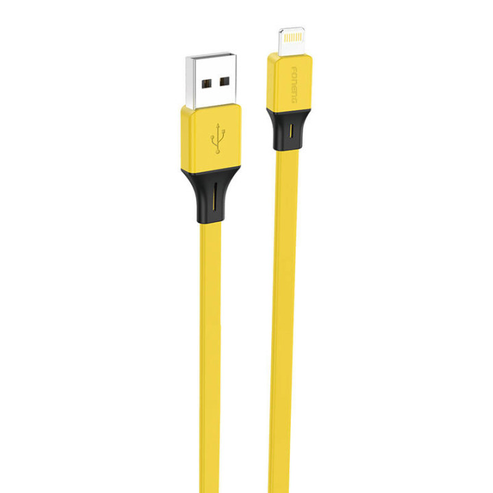 Кабель Foneng X96 USB-A — Lightning 2,4А, 1м (желтый)