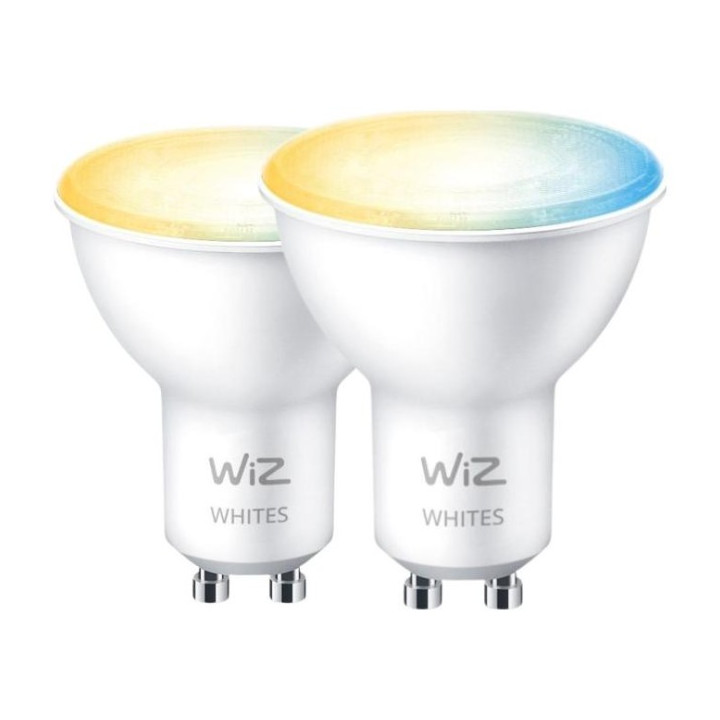 WiZ,GU10 spot,4,7W,2700-6500,PAR16,GU10,2 pcs lightsource