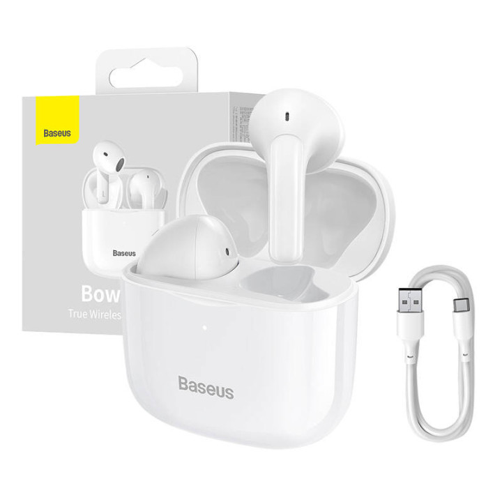 Auriculares TWS Baseus Bowie E3 (blanco)