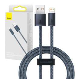 Cable Baseus Dynamic Series USB a Lightning, 2,4 A, 1 m (gris)