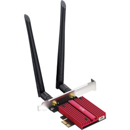 PCIE WI-FI 6E NETZWERKADAPTER WE3000S 2,4 GHz, 5 GHz, 6 GHz 574 Mbps + 2402 Mbps Wi-Fi 6E CUDY