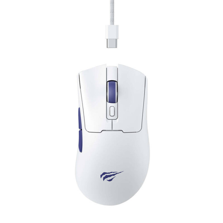 Проводная игровая мышь Havit MS966 RGB (белая)