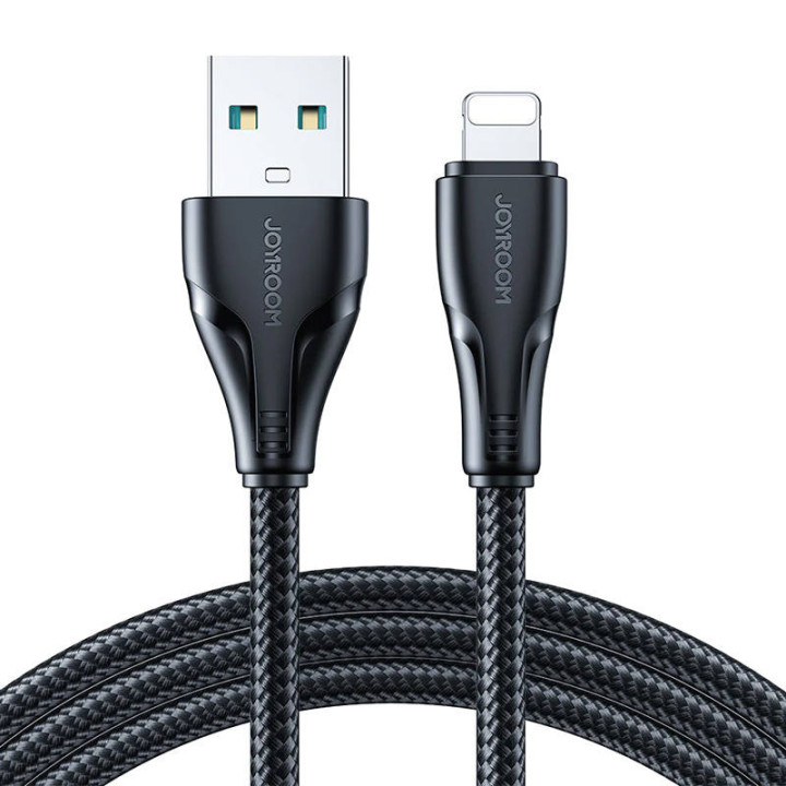 Cable USB-A Surpass/Lightning/3m Joyroom S-UL012A11 (negro)