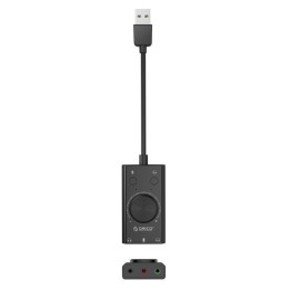 Многофункциональная внешняя звуковая карта Orico USB 2.0, 10 см