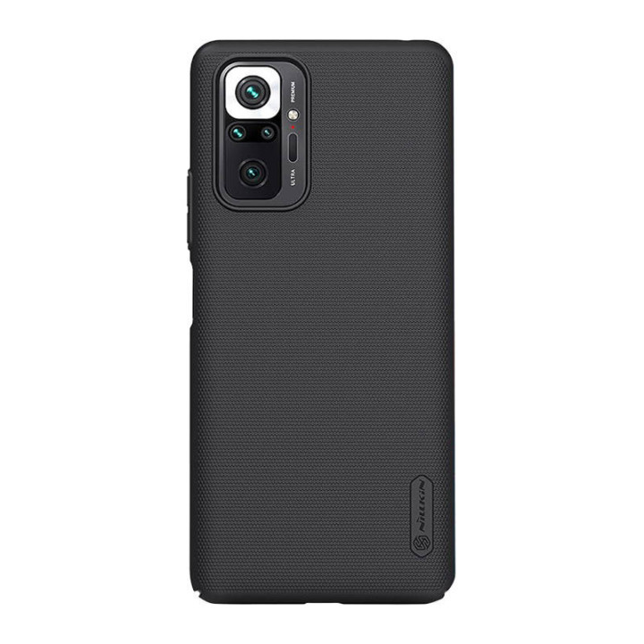 Funda Nillkin Super Frosted Shield para Xiaomi Redmi Note 10 Pro/10 Pro Max (negro)