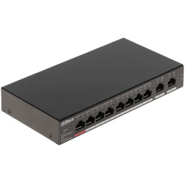 INTERRUPTOR POE CS4010-8GT-110 8 PUERTOS DAHUA