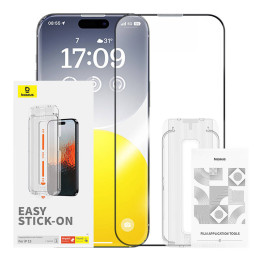 Cristal Templado Zafiro Baseus 0.3mm para iPhone 15